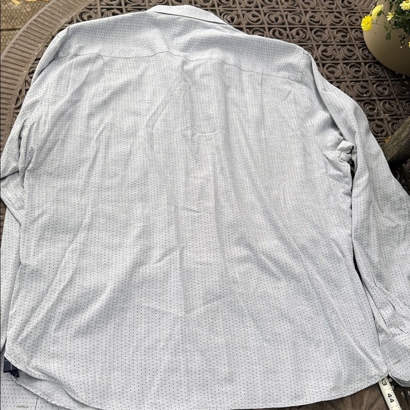 Van Heusen XL Slim Fit Mens Shirt 55%cotton 45% polyester XL 17-17.5 - Picture 5 of 6